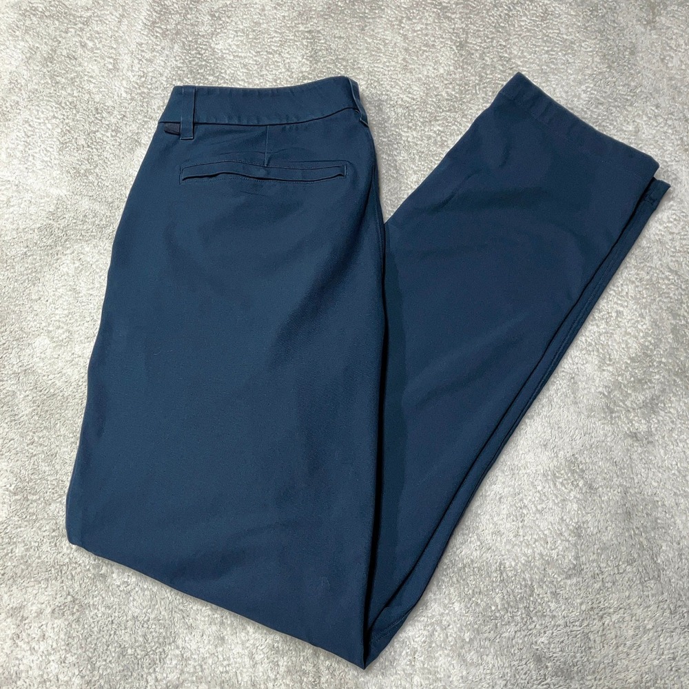 Lululemon Commission Slim Fit Pants Blue Warpstreme LM5AR3S Mens 33x33